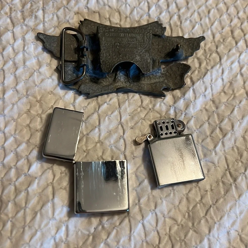 Lucky 13 Belt Buckle - Picture 4 of 5
